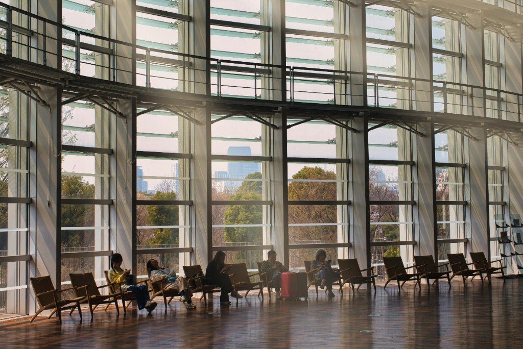 Modern medical facility lobby and waiting area
